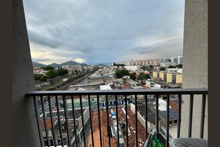 Varanda da Sala de apartamento para alugar com 2 quartos, 55m² em Todos Os Santos, Rio de Janeiro