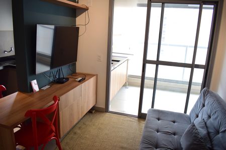 Sala de apartamento para alugar com 1 quarto, 53m² em Alto da Boa Vista, Ribeirão Preto