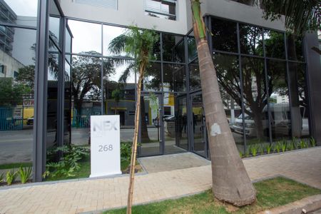 Studio para alugar com 33m², 1 quarto e sem vaga Studio para alugar com 33m², 1 quarto e sem vagaFachada