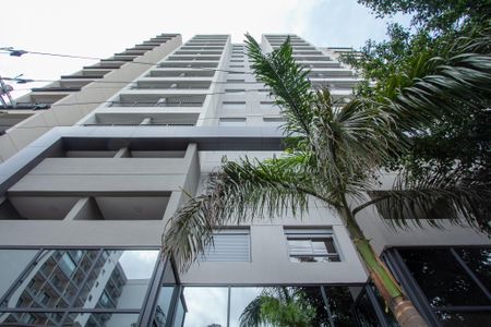 Studio para alugar com 33m², 1 quarto e sem vaga Studio para alugar com 33m², 1 quarto e sem vagaFachada