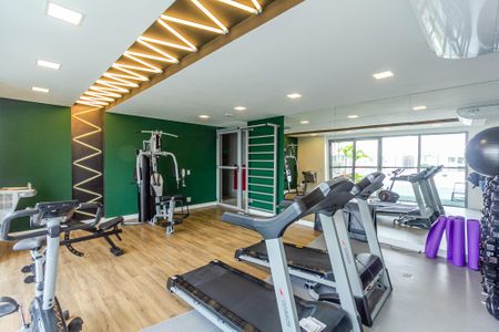 Studio para alugar com 33m², 1 quarto e sem vaga Studio para alugar com 33m², 1 quarto e sem vagaÁrea comum - Academia