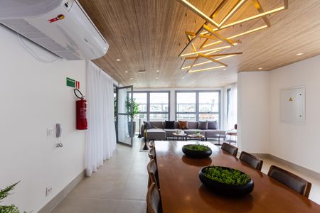 Studio para alugar com 33m², 1 quarto e sem vaga Studio para alugar com 33m², 1 quarto e sem vagaÁrea comum - Salão de festas