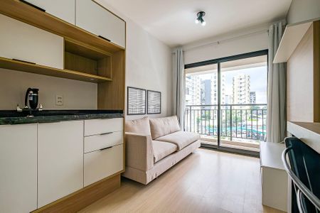 Sala/Cozinha de apartamento para alugar com 1 quarto, 29m² em Sumaré, São Paulo