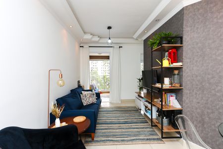 Sala  de apartamento para alugar com 2 quartos, 57m² em Parque Taboão, Taboão da Serra