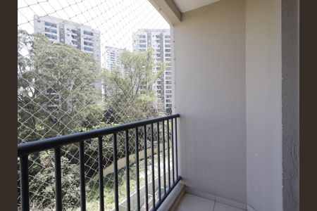 Varanda da Sala de apartamento à venda com 2 quartos, 48m² em Parque Reboucas, São Paulo