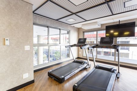 Studio à venda com 26m², 1 quarto e sem vaga Studio à venda com 26m², 1 quarto e sem vagaÁrea comum - Academia