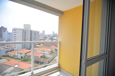Varanda da Sala de apartamento para alugar com 2 quartos, 50m² em Vila Scarpelli, Santo André