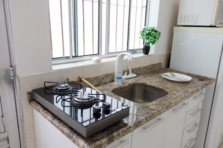 Studio para alugar com 40m², 1 quarto e sem vaga Studio para alugar com 40m², 1 quarto e sem vagaCozinha