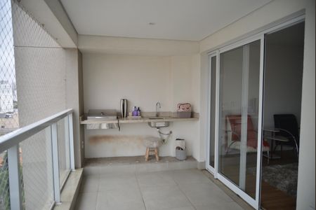 Varanda da Sala de apartamento para alugar com 2 quartos, 91m² em Parque das Nações, Santo André