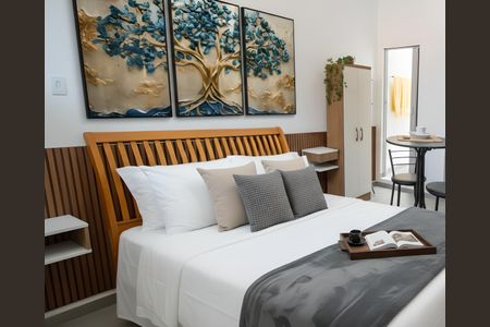 Sala/Quarto de casa para alugar com 1 quarto, 25m² em Jardim Ivana, São Paulo