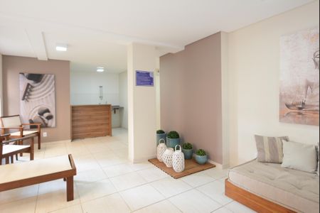 Apartamento para alugar com 57m², 2 quartos e 1 vagaÁrea comum - Salão de festas