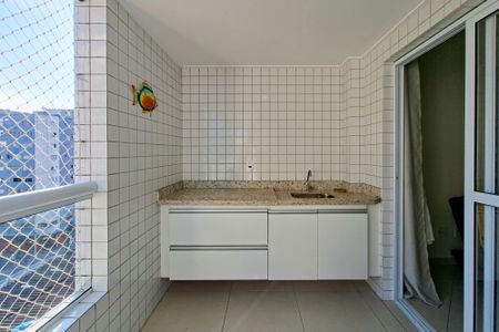 Sacada de apartamento para alugar com 1 quarto, 64m² em Cidade Ocian, Praia Grande