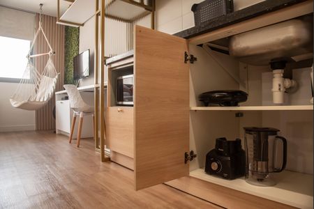 Studio à venda com 24m², 1 quarto e sem vagaCozinha
