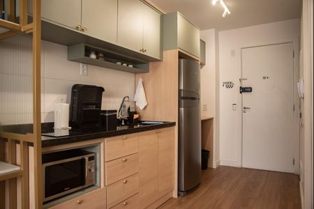 Studio à venda com 24m², 1 quarto e sem vagaCozinha