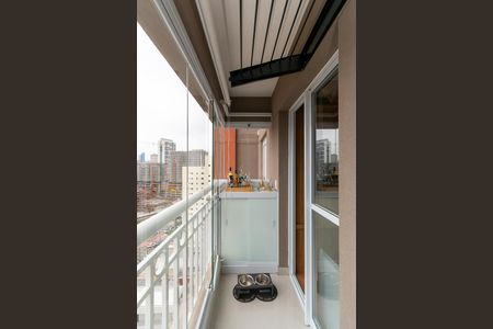 Varanda da Sala de apartamento para alugar com 1 quarto, 32m² em Parque da Vila Prudente, São Paulo