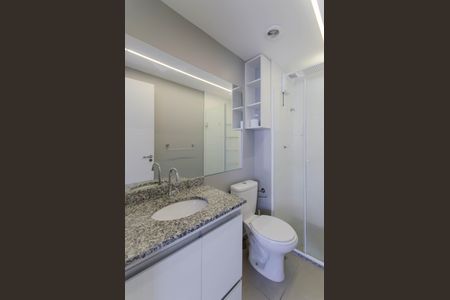 Banheiro de kitnet/studio para alugar com 1 quarto, 32m² em Vila Mariana, São Paulo