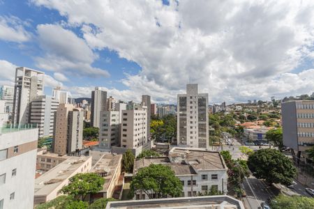 Vista da Sala de apartamento à venda com 2 quartos, 82m² em Santo Agostinho, Belo Horizonte