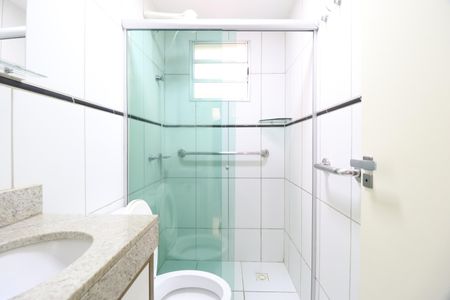 Banheiro Social de apartamento para alugar com 2 quartos, 52m² em Santa Mônica, Uberlândia