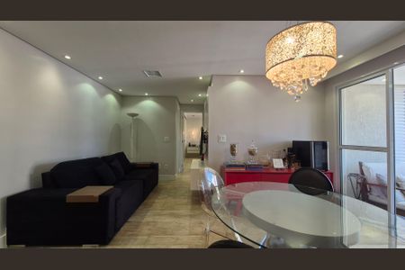 Sala de apartamento à venda com 2 quartos, 72m² em Vila Valparaíso, Santo André