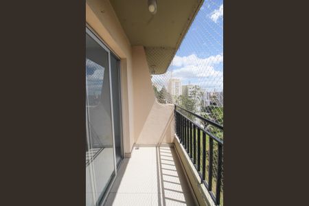 Varanda da Sala de apartamento para alugar com 1 quarto, 62m² em Vila Andrade, São Paulo