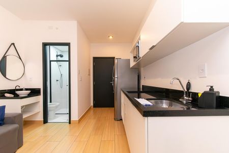 Studio para alugar com 30m², 1 quarto e sem vagaCozinha