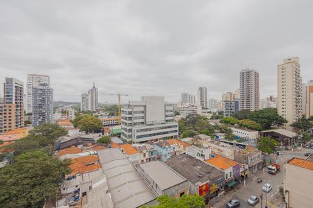 Vista da Varanda de apartamento à venda com 1 quarto, 28m² em Pinheiros, São Paulo