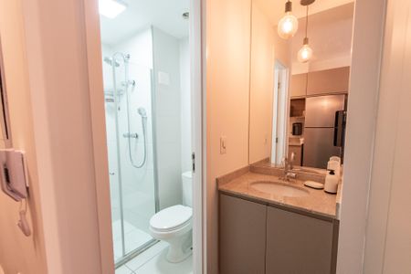 Studio à venda com 34m², 1 quarto e sem vaga Studio à venda com 34m², 1 quarto e sem vagaBanheiro