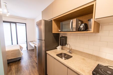 Studio à venda com 34m², 1 quarto e sem vaga Studio à venda com 34m², 1 quarto e sem vagaCozinha