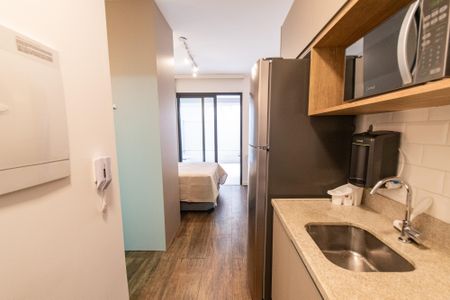 Studio à venda com 34m², 1 quarto e sem vaga Studio à venda com 34m², 1 quarto e sem vagaCozinha