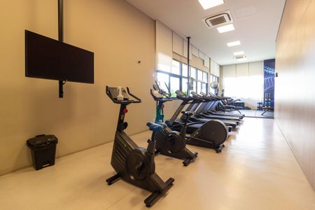 Apartamento para alugar com 25m², 1 quarto e sem vaga Apartamento para alugar com 25m², 1 quarto e sem vagaÁrea comum - Academia