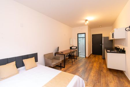 Studio de kitnet/studio para alugar com 1 quarto, 25m² em Quinta da Paineira, São Paulo