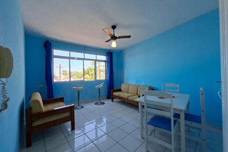 Sala de apartamento para alugar com 1 quarto, 55m² em Vila Caiçara, Praia Grande