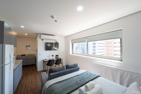 Sala/Quarto de kitnet/studio para alugar com 1 quarto, 27m² em Vila Clementino, São Paulo