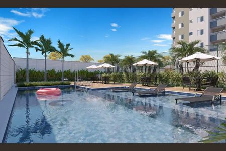 Apartamento à venda com 2 quartos, 54m² em Paquetá, Belo Horizonte