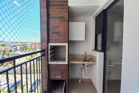 Varanda da Sala de apartamento para alugar com 2 quartos, 66m² em Swiss Park, Campinas
