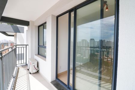 Varanda da Sala de casa de condomínio à venda com 1 quarto, 47m² em Santo Amaro, São Paulo