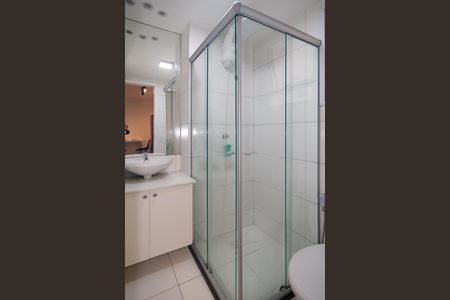 Banheiro Social de apartamento para alugar com 1 quarto, 30m² em Bela Vista, São Paulo