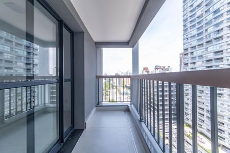 Varanda do Studio de kitnet/studio à venda com 1 quarto, 25m² em Brooklin Paulista, São Paulo