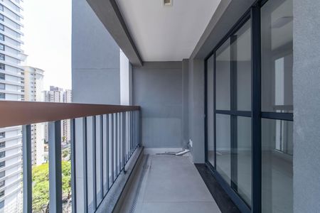 Varanda do Studio de kitnet/studio à venda com 1 quarto, 25m² em Brooklin Paulista, São Paulo