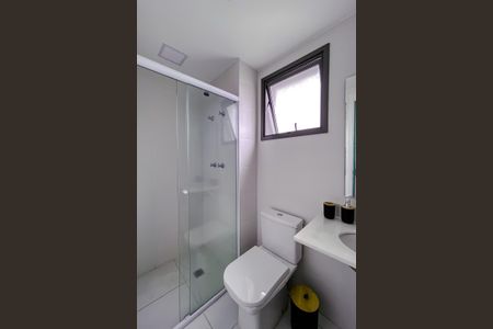 Banheiro de kitnet/studio à venda com 1 quarto, 25m² em Vila Dom Pedro I, São Paulo