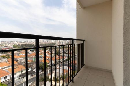 Varanda da Sala de apartamento para alugar com 1 quarto, 43m² em Vila Santo Estéfano, São Paulo
