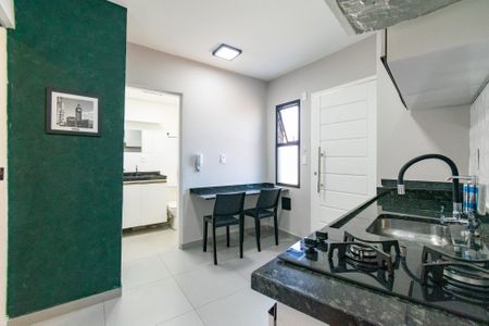 Cozinha de kitnet/studio para alugar com 1 quarto, 30m² em Jardim Oriental, São Paulo
