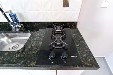 Cozinha de kitnet/studio para alugar com 1 quarto, 30m² em Jardim Oriental, São Paulo