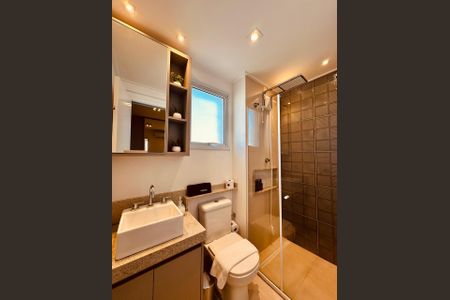 Studio para alugar com 44m², 1 quarto e 1 vaga Studio para alugar com 44m², 1 quarto e 1 vagaBanheiro