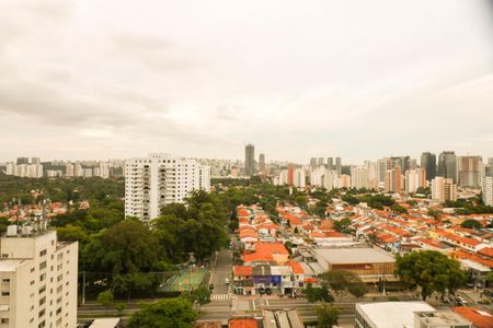 Varanda Vista de kitnet/studio para alugar com 1 quarto, 25m² em Santo Amaro, São Paulo