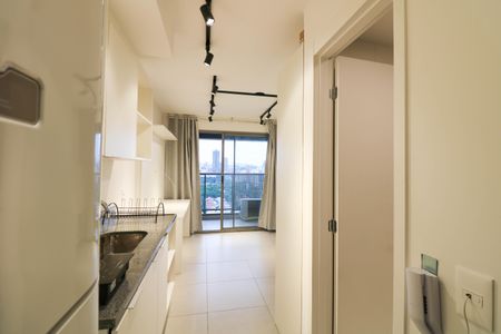 Studio de kitnet/studio para alugar com 1 quarto, 25m² em Santo Amaro, São Paulo