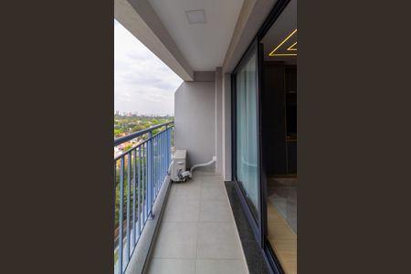Varanda de kitnet/studio para alugar com 1 quarto, 29m² em Santo Amaro, São Paulo