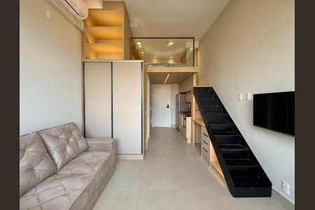 Studio à venda com 28m², 1 quarto e sem vagaSala