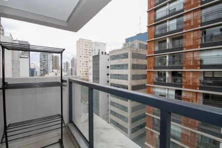 Varanda Studio de kitnet/studio para alugar com 1 quarto, 22m² em Paraíso, São Paulo