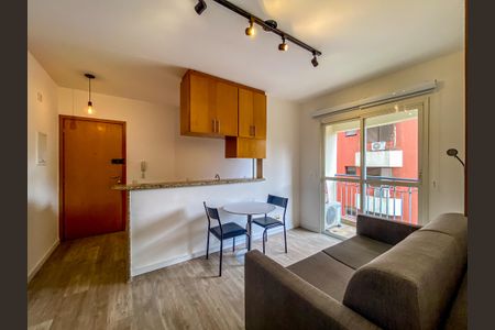 Sala de apartamento para alugar com 1 quarto, 48m² em Vila Nova Conceição, São Paulo